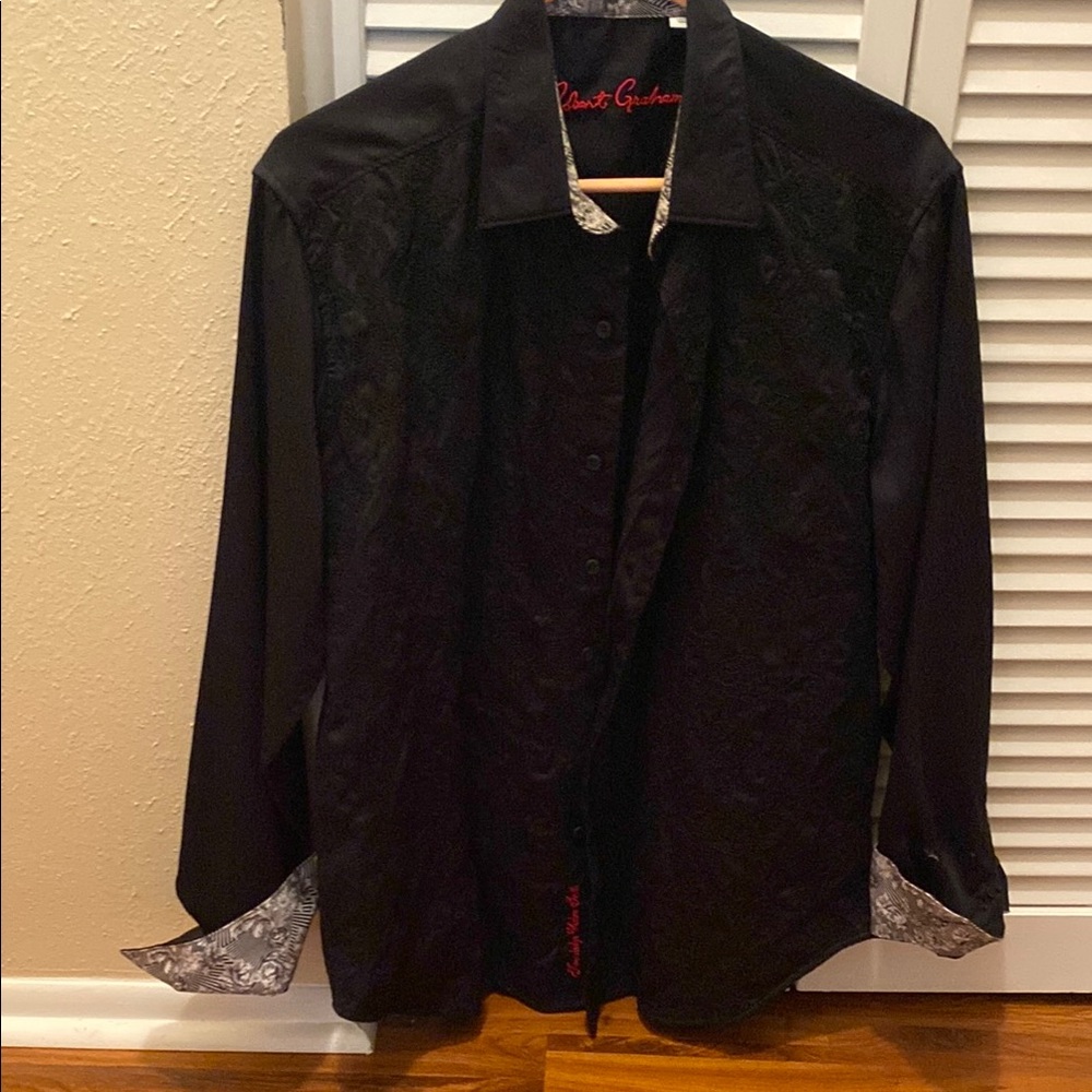 Robert Graham Black Men's Shirt